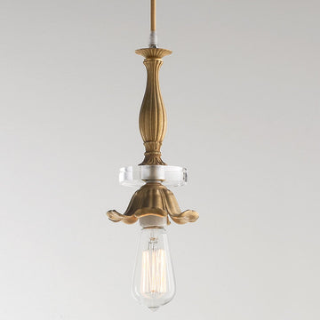 Modern Victorian Brass Pendant - F100-534