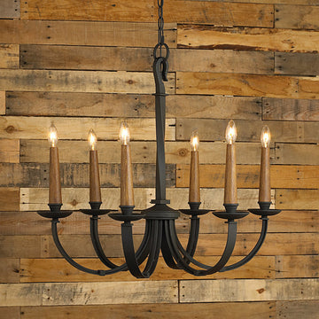 Modernized Rustic Iron Chandelier Small - F100-269
