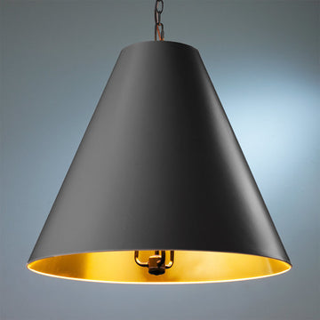 Oversized Cone Paper Shade Pendant - F100-208