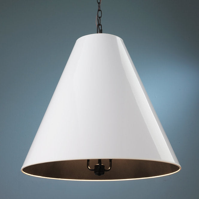 Oversized Cone Paper Shade Pendant - F100-214
