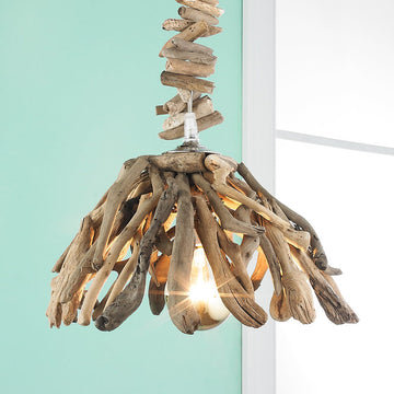 Reclaimed Driftwood Pendant Light - F100-571
