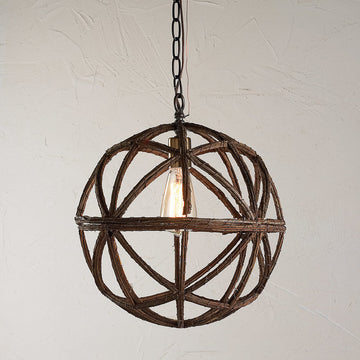 Twig Sphere Chandelier Or Pendant Light Small - F100-452