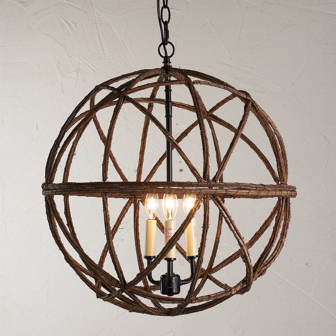 Twig Sphere Chandelier Or Pendant Light - F100-388