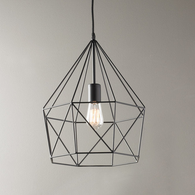 Young House Love Geometric Diamond Lantern - F100-217